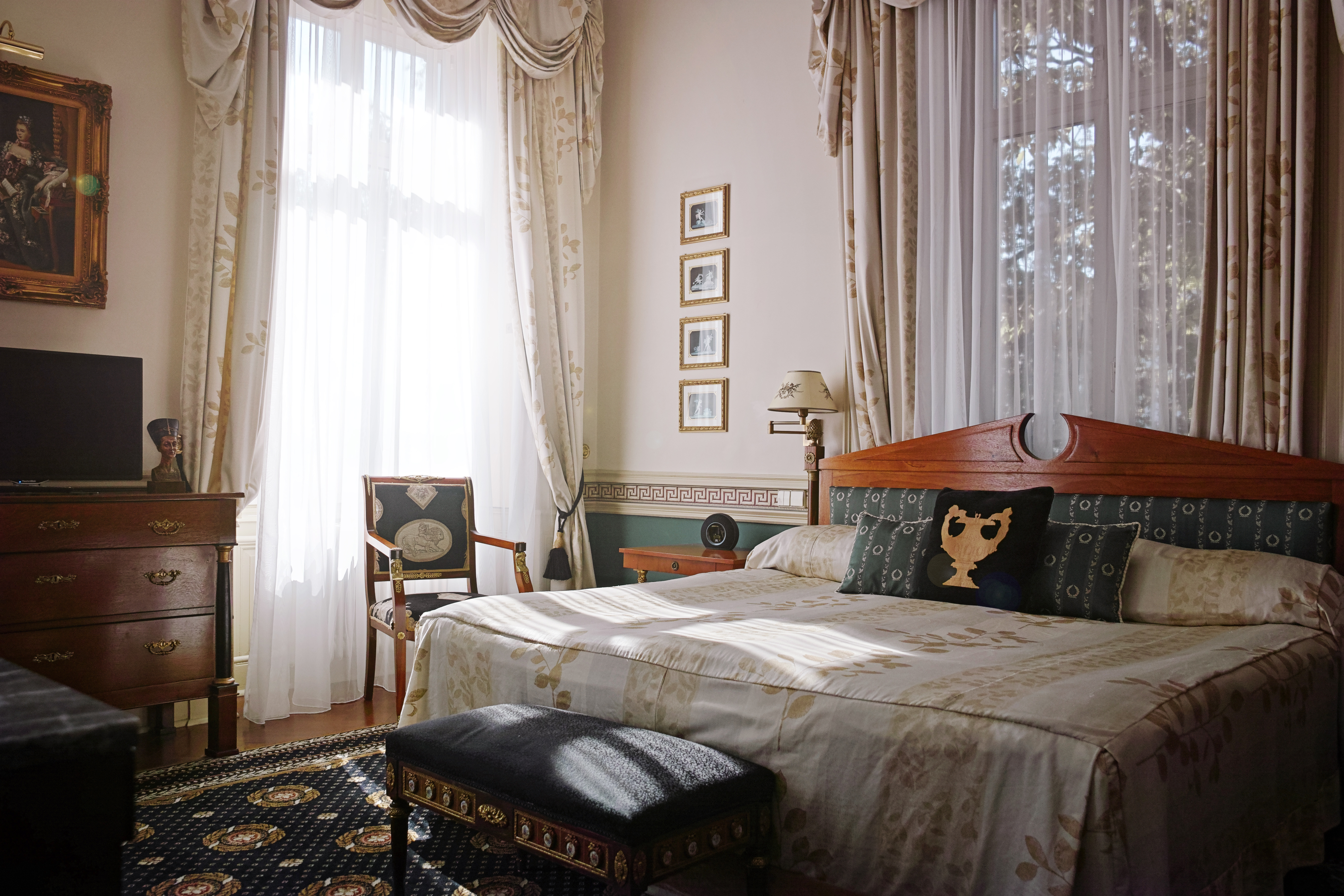 Zimmer des Hotels Belle Epoque in Baden-Baden